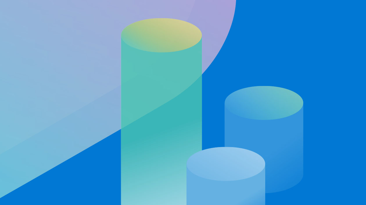 A group of cylindrical objects